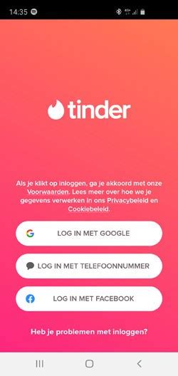 tinder zonder facebook|Tinder